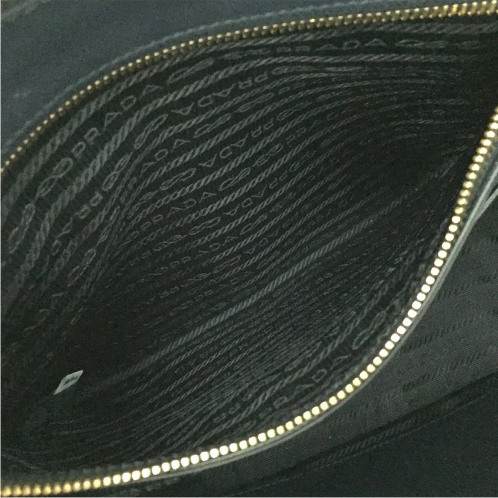 Prada Elegant Blue Satchel/Tote Bag - Picture 9 of 10